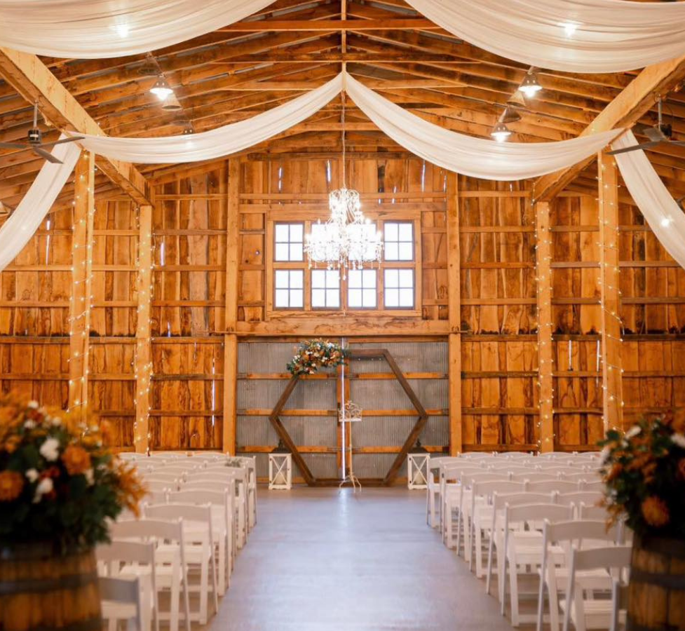 interior of where the creeks meet venue