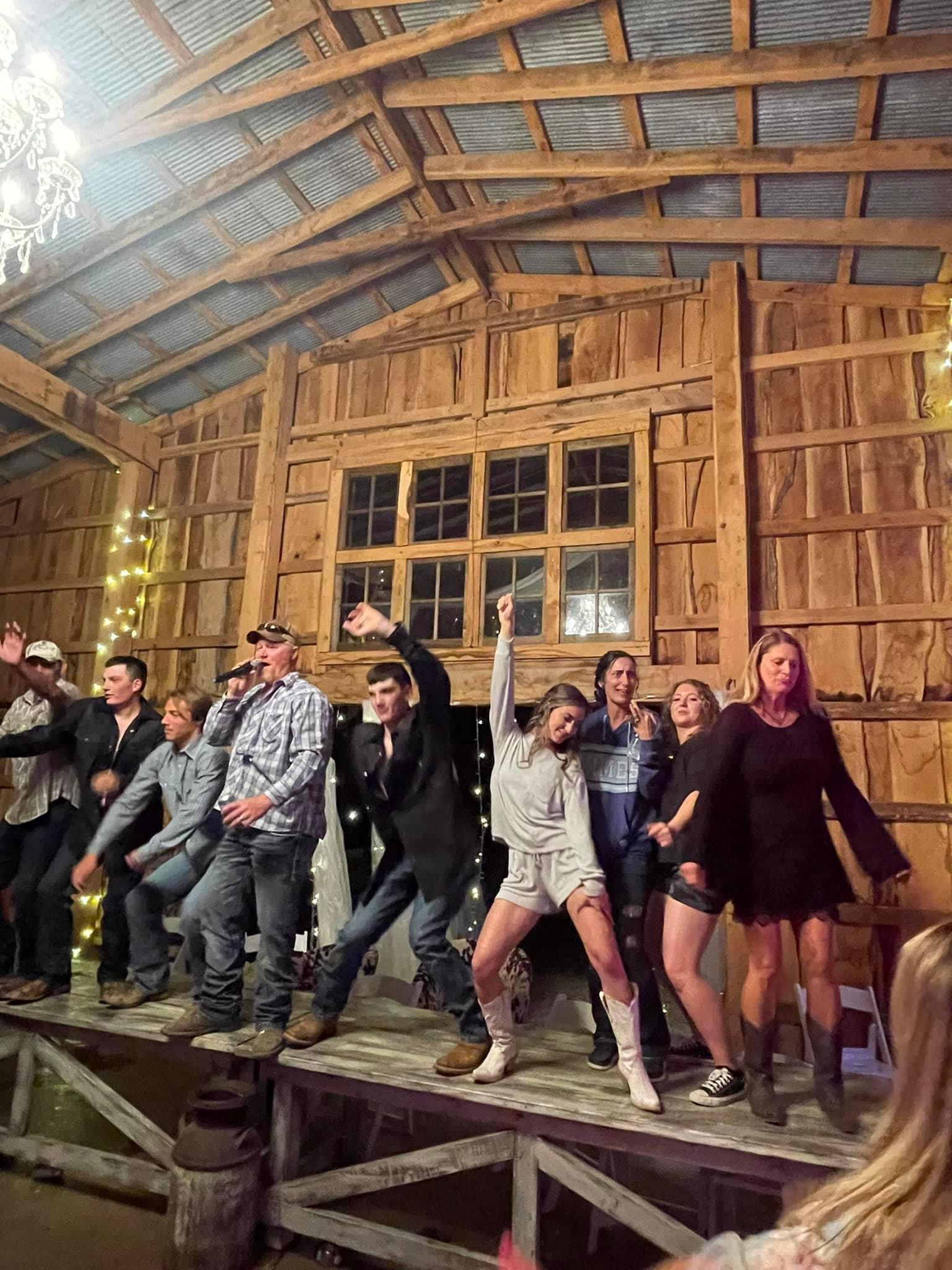 party guests dancing